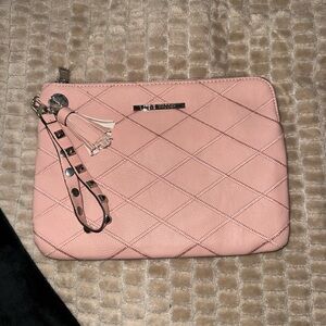 Soft Pink Steve Madden Clutch/Wristlet Purse